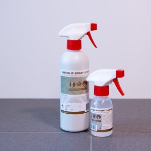 Antislip Spray en Spoel